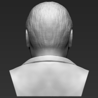 Winston Churchill bust 3D printing ready stl obj - Thumbnail 6