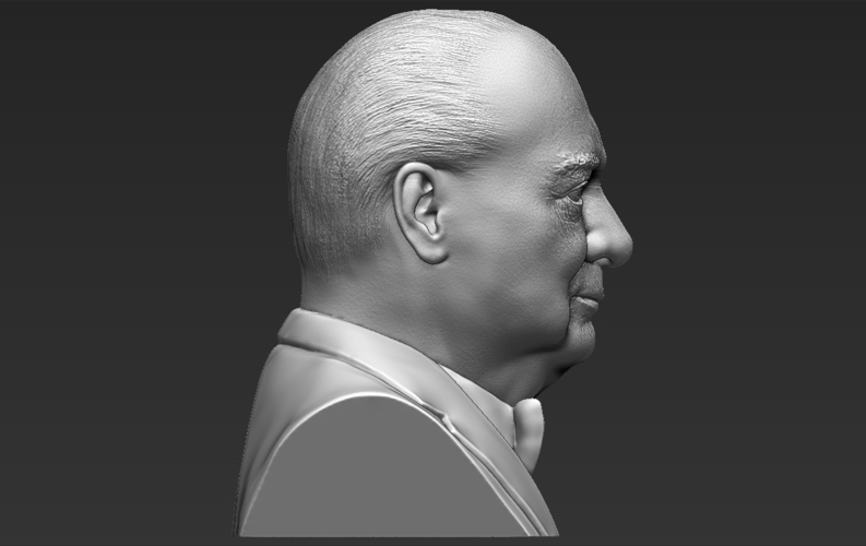 Winston Churchill bust ready for full color 3D printing 3D Print 272714