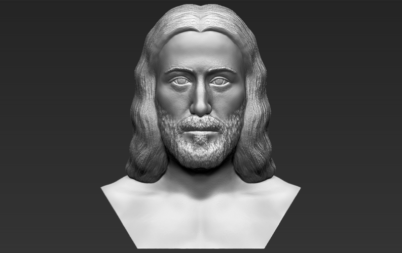 Jesus reconstruction based on Shroud of Turin 3D printing ready