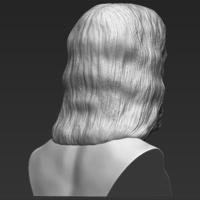 Jesus reconstruction based on Shroud of Turin 3D printing ready - Thumbnail 7