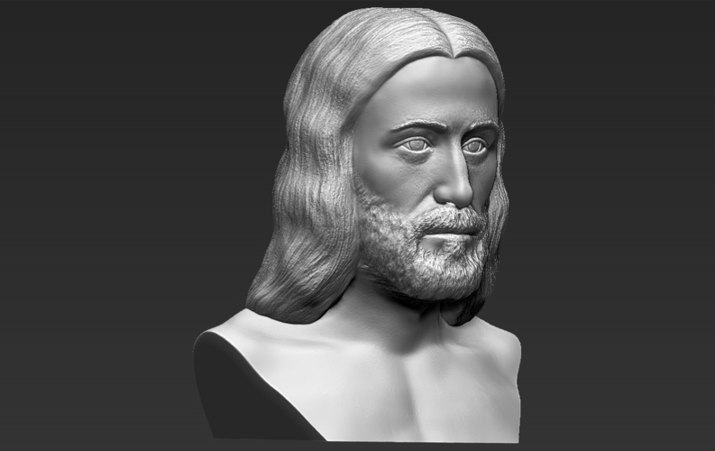 Jesus reconstruction based on Shroud of Turin 3D printing ready 3D Print 272728