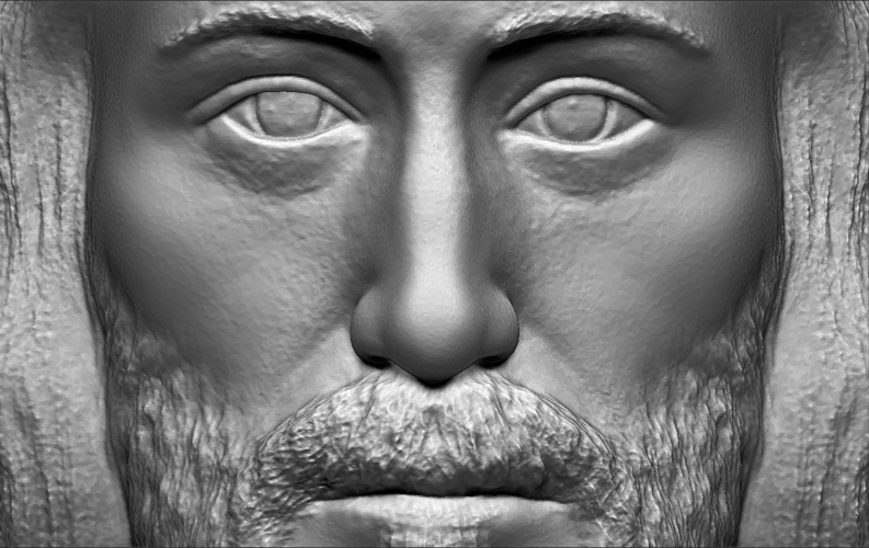 Jesus reconstruction based on Shroud of Turin 3D printing ready 3D Print 272730