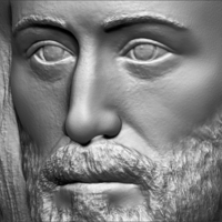 Jesus reconstruction based on Shroud of Turin 3D printing ready - Thumbnail 13