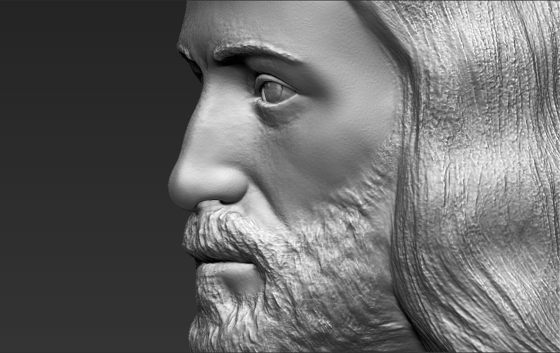 Jesus reconstruction based on Shroud of Turin 3D printing ready 3D Print 272733