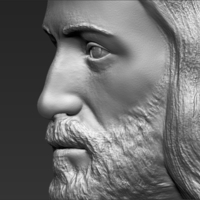 Jesus reconstruction based on Shroud of Turin 3D printing ready - Thumbnail 14