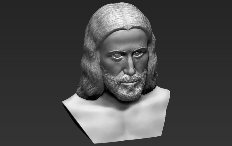Jesus reconstruction based on Shroud of Turin 3D printing ready 3D Print 272736