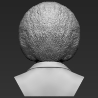 Jimi Hendrix bust 3D printing ready stl obj - Thumbnail 7