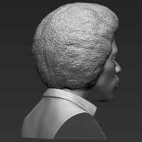 Jimi Hendrix bust 3D printing ready stl obj - Thumbnail 8