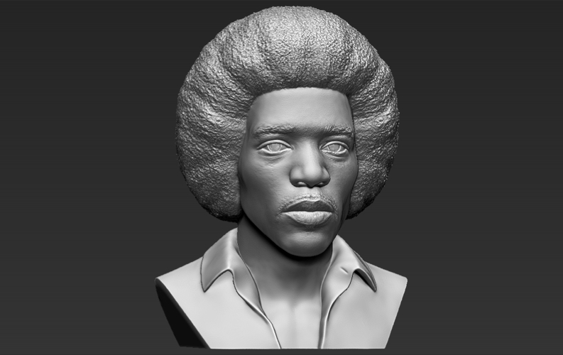 Jimi Hendrix bust 3D printing ready stl obj 3D Print 272763
