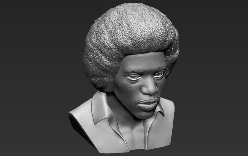 Jimi Hendrix bust 3D printing ready stl obj 3D Print 272770
