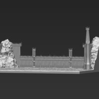 The Black Gate of Mordor from The Lord of the Rings stl obj - Thumbnail 3