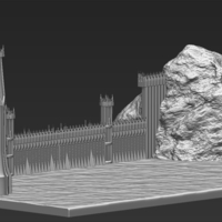 The Black Gate of Mordor from The Lord of the Rings stl obj - Thumbnail 4