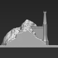 The Black Gate of Mordor from The Lord of the Rings stl obj - Thumbnail 10