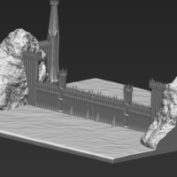 The Black Gate of Mordor from The Lord of the Rings stl obj - Thumbnail 11