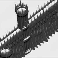 The Black Gate of Mordor from The Lord of the Rings stl obj - Thumbnail 19