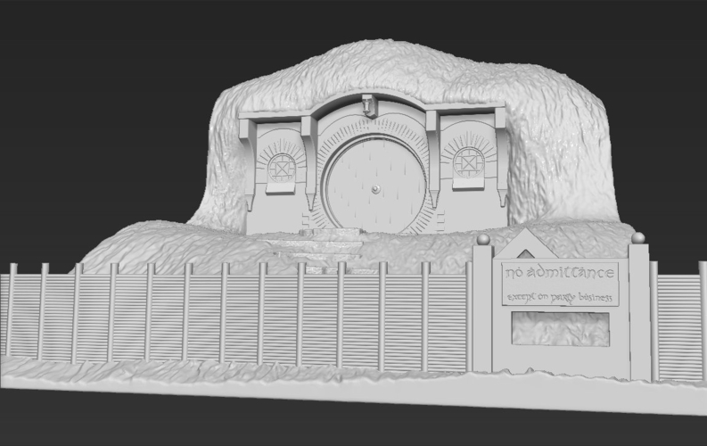 Bag End Shire Lord of the Rings 3D printing ready stl obj 3D Print 272801