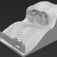 Bag End Shire Lord of the Rings 3D printing ready stl obj - Thumbnail 3