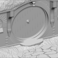 Bag End Shire Lord of the Rings 3D printing ready stl obj - Thumbnail 8