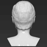 Audrey Hepburn bust 3D printing ready stl obj formats - Thumbnail 5