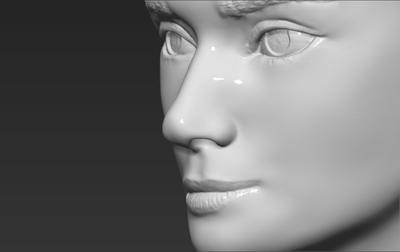 Audrey Hepburn bust 3D printing ready stl obj formats 3D Print 272827