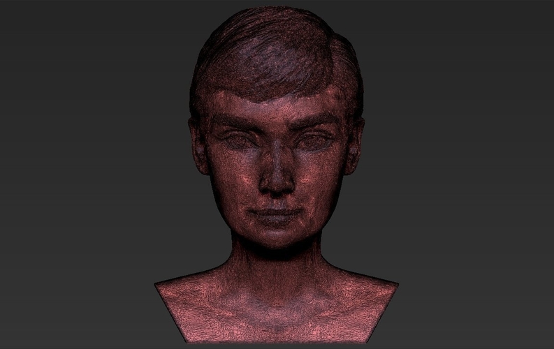 Audrey Hepburn bust 3D printing ready stl obj formats 3D Print 272828