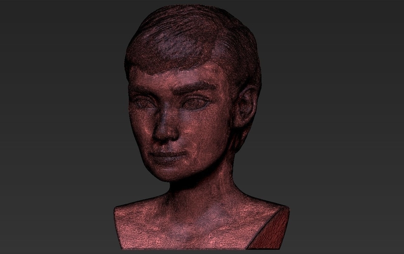 Audrey Hepburn bust 3D printing ready stl obj formats 3D Print 272829