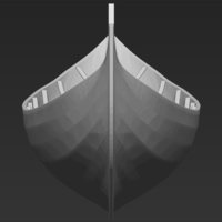 Elven Boat from Lothlorien Lord of the Rings stl obj - Thumbnail 7