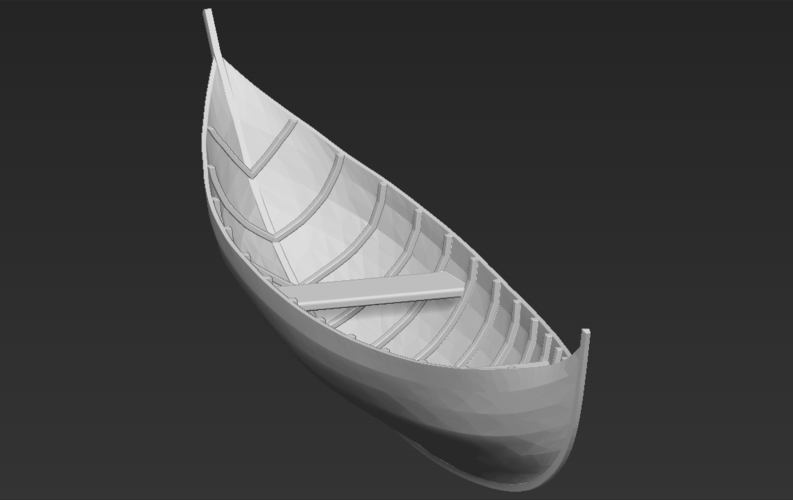 Elven Boat from Lothlorien Lord of the Rings stl obj 3D Print 272858