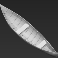 Elven Boat from Lothlorien Lord of the Rings stl obj - Thumbnail 11