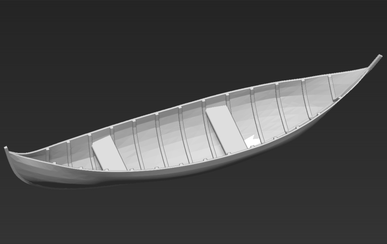 Elven Boat from Lothlorien Lord of the Rings stl obj 3D Print 272861