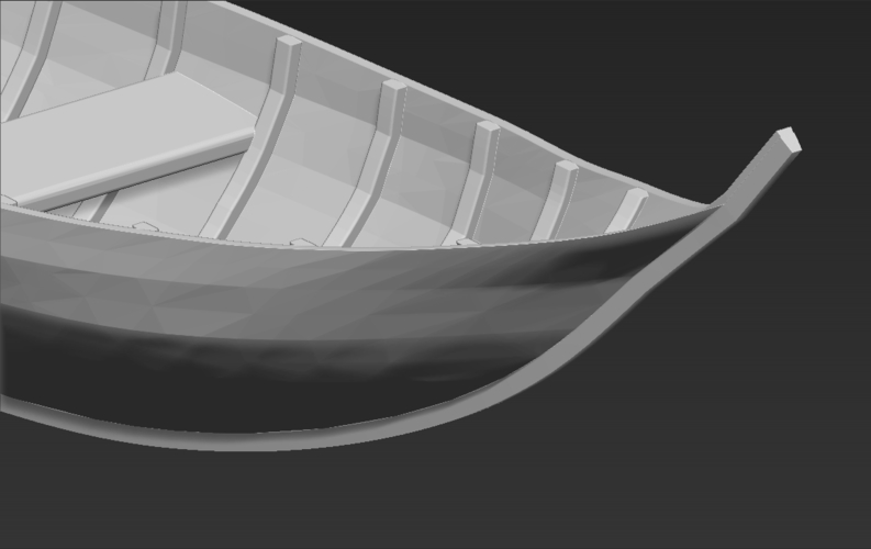 Elven Boat from Lothlorien Lord of the Rings stl obj 3D Print 272863