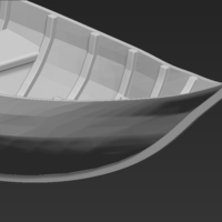 Elven Boat from Lothlorien Lord of the Rings stl obj - Thumbnail 14