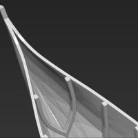Elven Boat from Lothlorien Lord of the Rings stl obj - Thumbnail 16