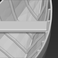 Elven Boat from Lothlorien Lord of the Rings stl obj - Thumbnail 20