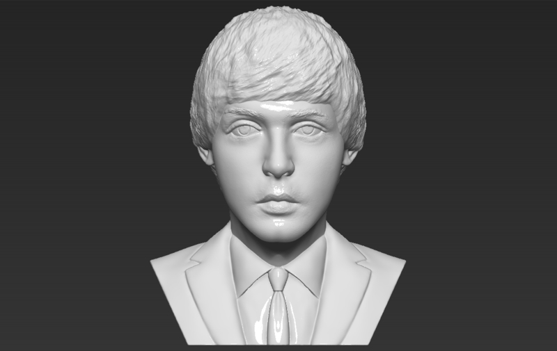 Paul McCartney bust 3D printing ready stl obj