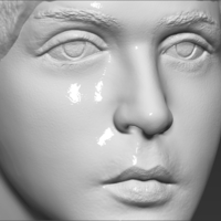 Paul McCartney bust 3D printing ready stl obj - Thumbnail 17