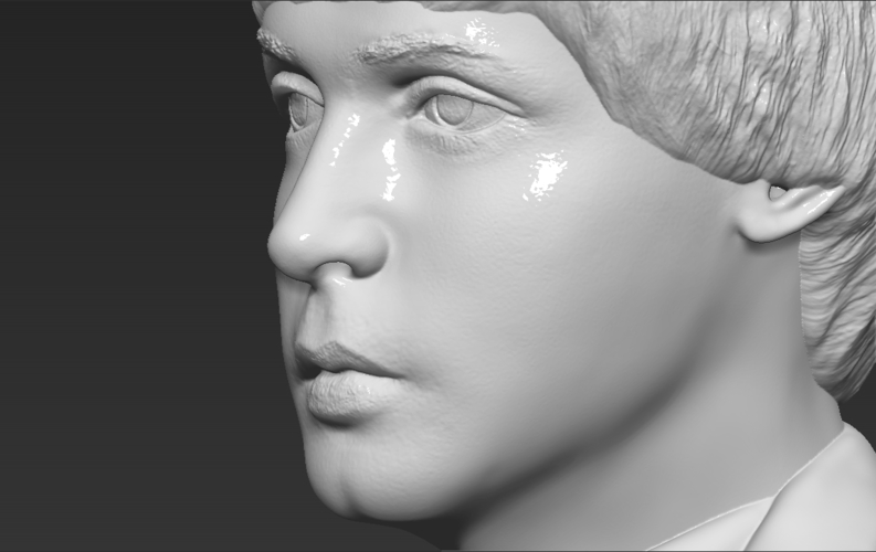 Paul McCartney bust 3D printing ready stl obj 3D Print 272890