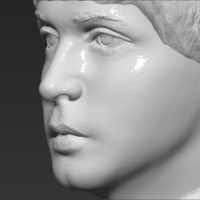 Paul McCartney bust 3D printing ready stl obj - Thumbnail 18