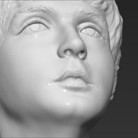 Paul McCartney bust 3D printing ready stl obj - Thumbnail 20