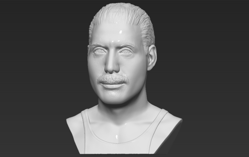 Freddie Mercury bust 3D printing ready stl obj formats 3D Print 272898