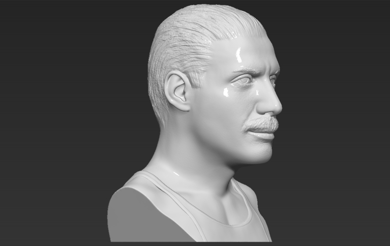 Freddie Mercury bust 3D printing ready stl obj formats 3D Print 272905