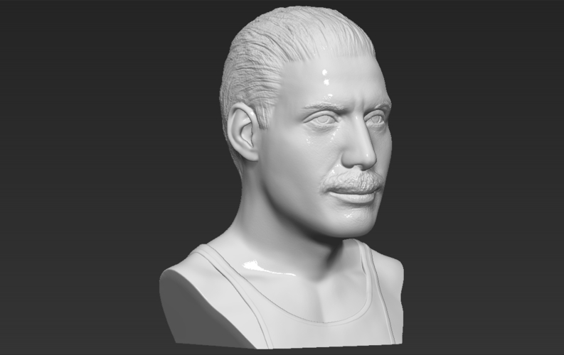 Freddie Mercury bust 3D printing ready stl obj formats 3D Print 272906