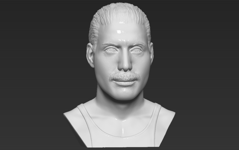 Freddie Mercury bust 3D printing ready stl obj formats 3D Print 272908