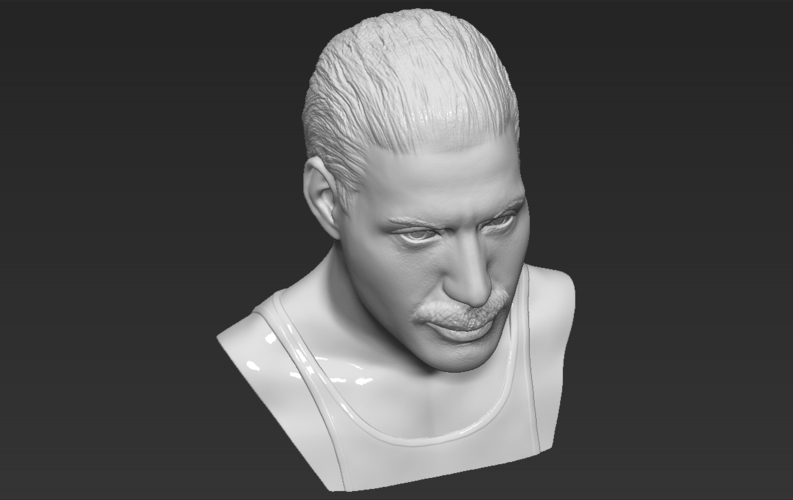 Freddie Mercury bust 3D printing ready stl obj formats 3D Print 272914