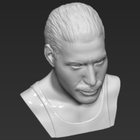 Freddie Mercury bust 3D printing ready stl obj formats - Thumbnail 18