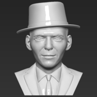 Small Frank Sinatra bust 3D printing ready stl obj formats 3D Printing 272919