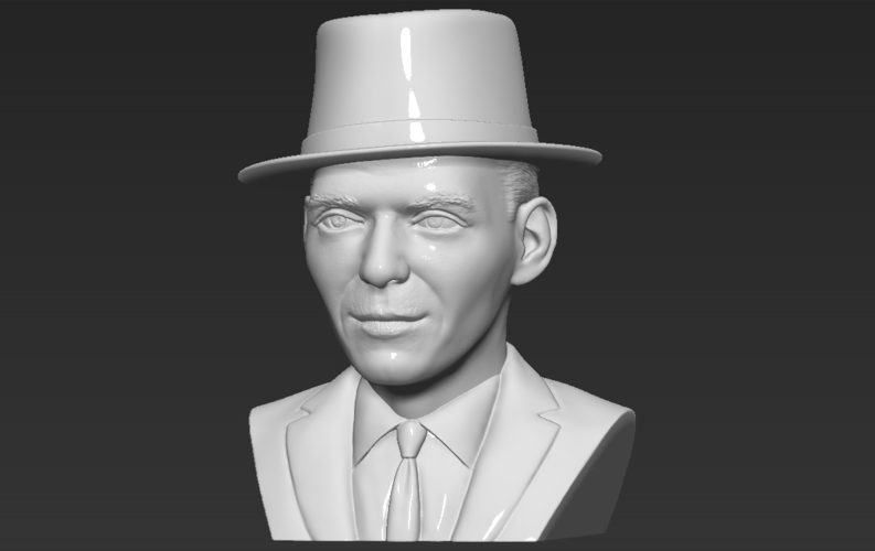 Frank Sinatra bust 3D printing ready stl obj formats 3D Print 272920