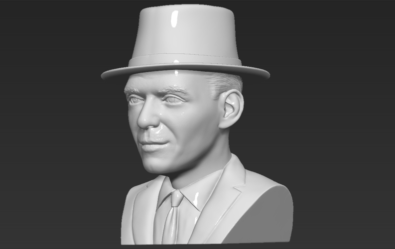 Frank Sinatra bust 3D printing ready stl obj formats 3D Print 272921