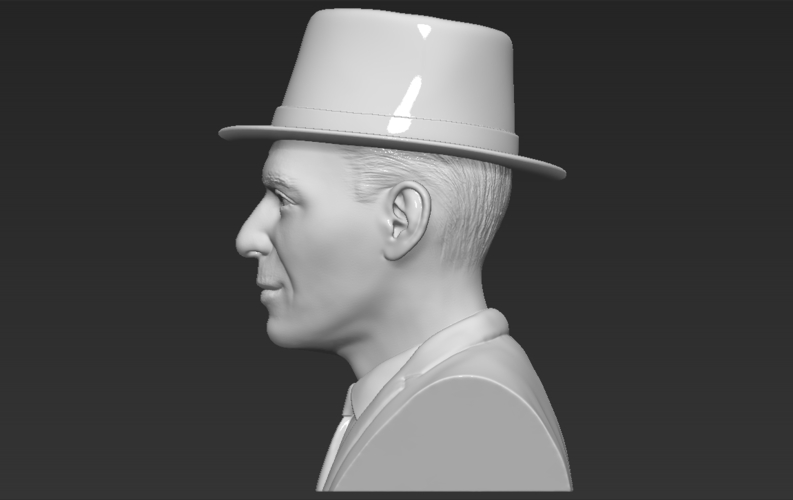Frank Sinatra bust 3D printing ready stl obj formats 3D Print 272923