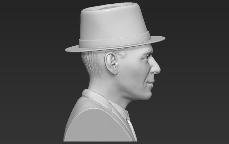 Frank Sinatra bust 3D printing ready stl obj formats 3D Print 272926